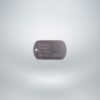 Dog Tag Anhänger - Aluminium - gebürstet - personalisierbar - 3x5 cm – Bild 2