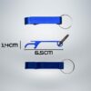 Flaschenöffner - Aluminium - farbig eloxiert - personalisierbar - 6,5x1,3 cm – Bild 8
