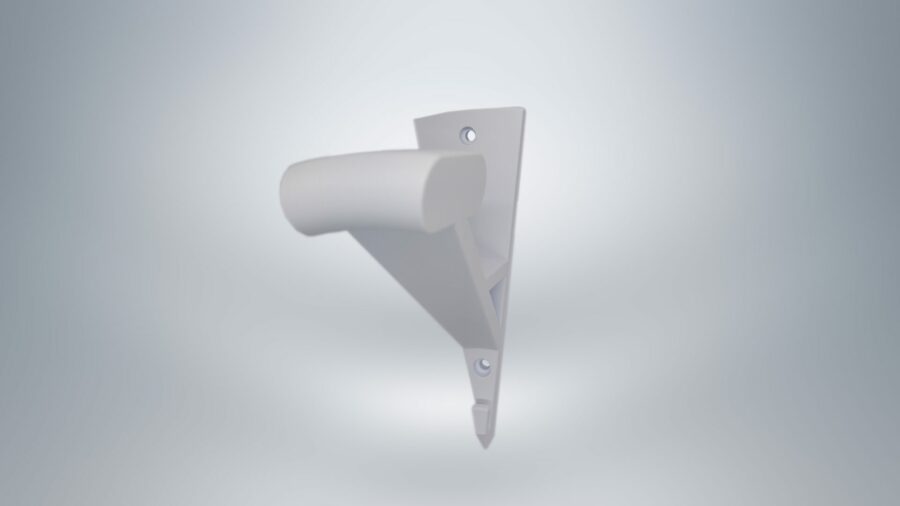 Helmhalterung mit Haken